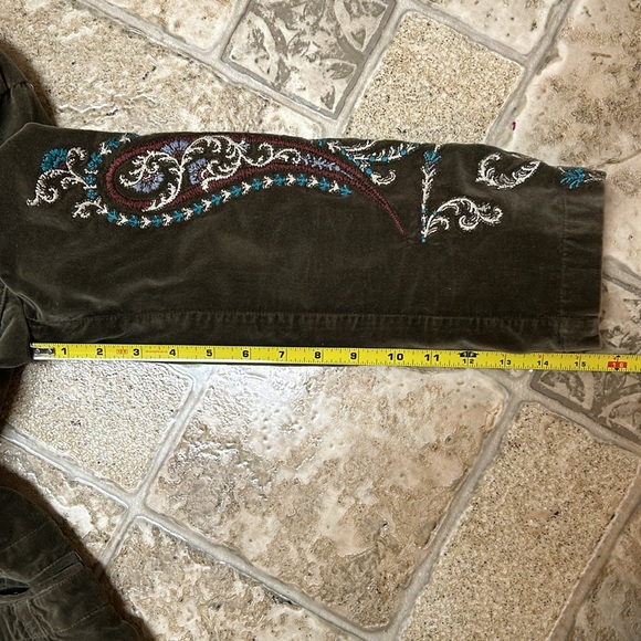 Johnny Was Embroidered Velvet Blazer - Picture 8 of 9